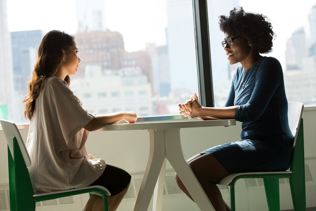 Talking through options with an advisor